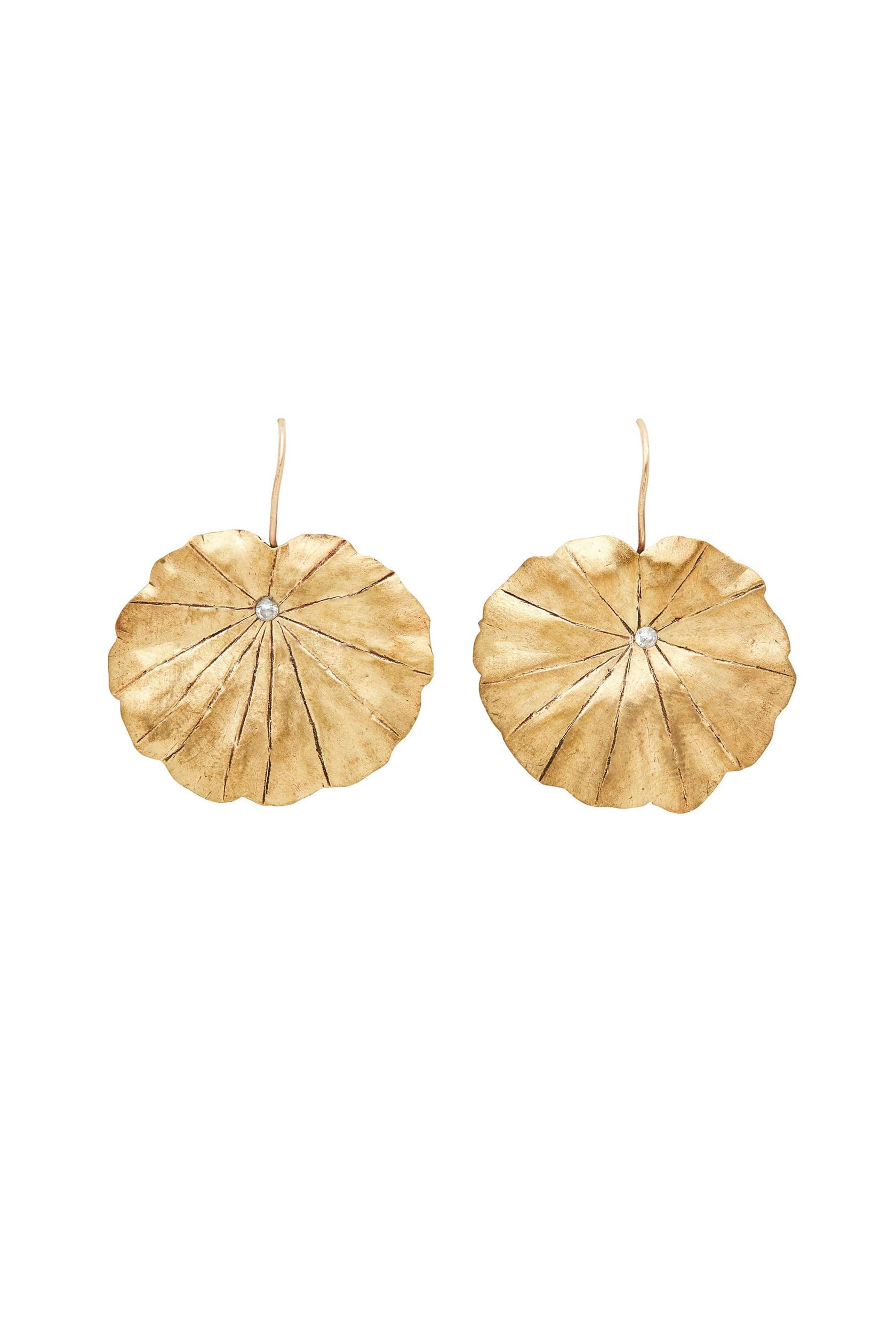 Pennywort Bronze Earrings