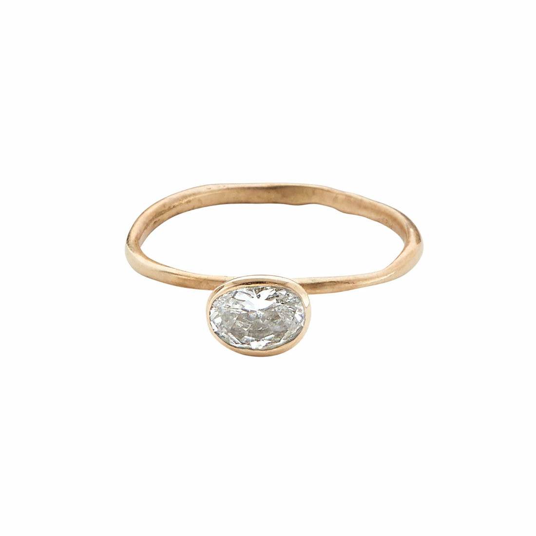 Athena Bronze White Topaz Ring