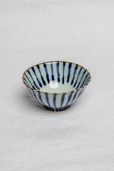 Porcelain Bowl with Parallel Stripes