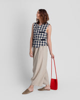Japan Vest in Vintage Japanese Cotton Plaids SD