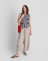 Japan Vest in Vintage Japanese Cotton Plaids SD