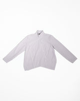Points Shirt in Lavender Striped Cotton