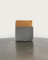 Smoky Gray Glass House - Medium #69