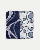 Bandana in Vintage Japanese Indigo Cotton Duo. No.40