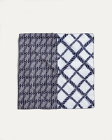 Bandana in Vintage Japanese Indigo Cotton Duo. No.38