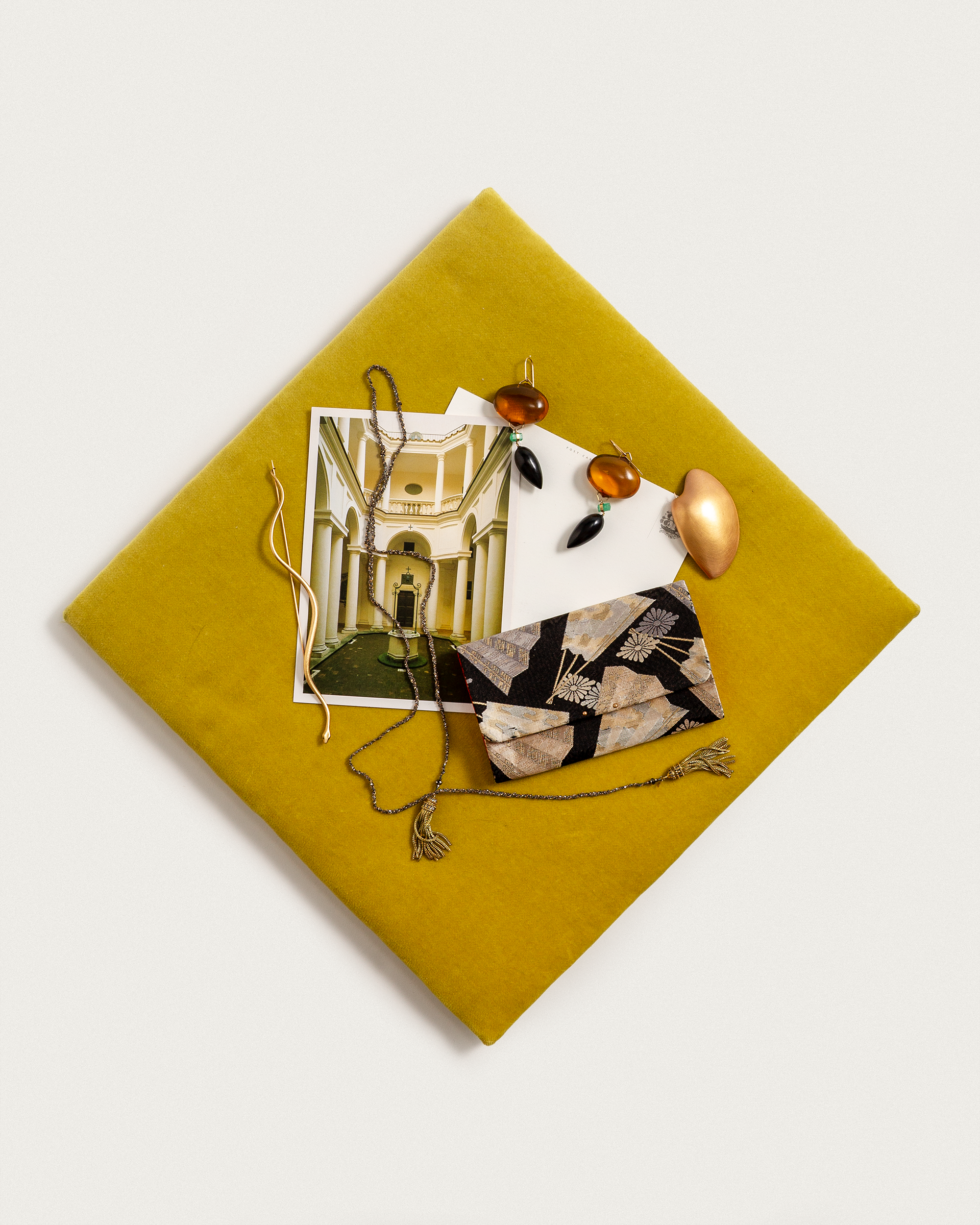 Long Gold Tassel Necklace