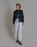 Mini Shirt in Vintage Japanese Linen Tie Dye