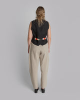 Curve Pant in Oatmeal Linen