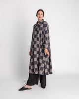 Ginza Dress in Vintage Japanese Printed Silk