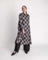 Ginza Dress in Vintage Japanese Printed Silk