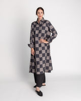 Ginza Dress in Vintage Japanese Printed Silk