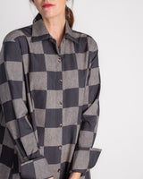 Ginza Dress in Vintage Japanese Printed Silk