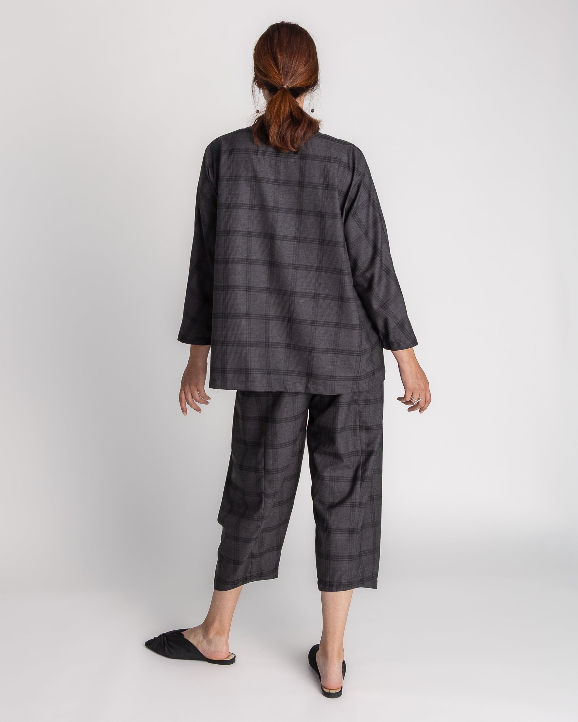 Paris Pant in Wool Plaid