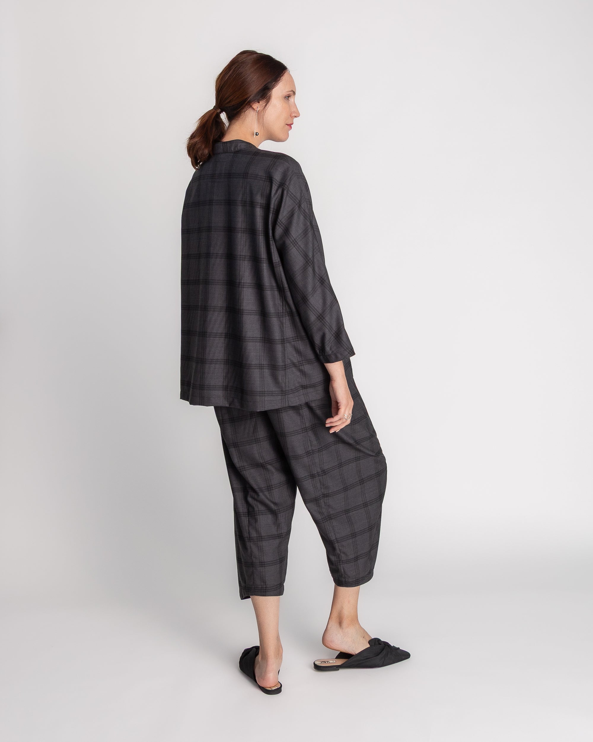 Paris Pant in Wool Plaid