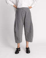 Paris Pant in Striped Nuno Cotton
