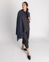 Japan Shirt in Charcoal Wool Plaid