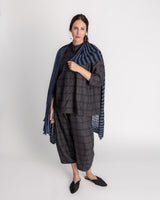 Japan Shirt in Charcoal Wool Plaid