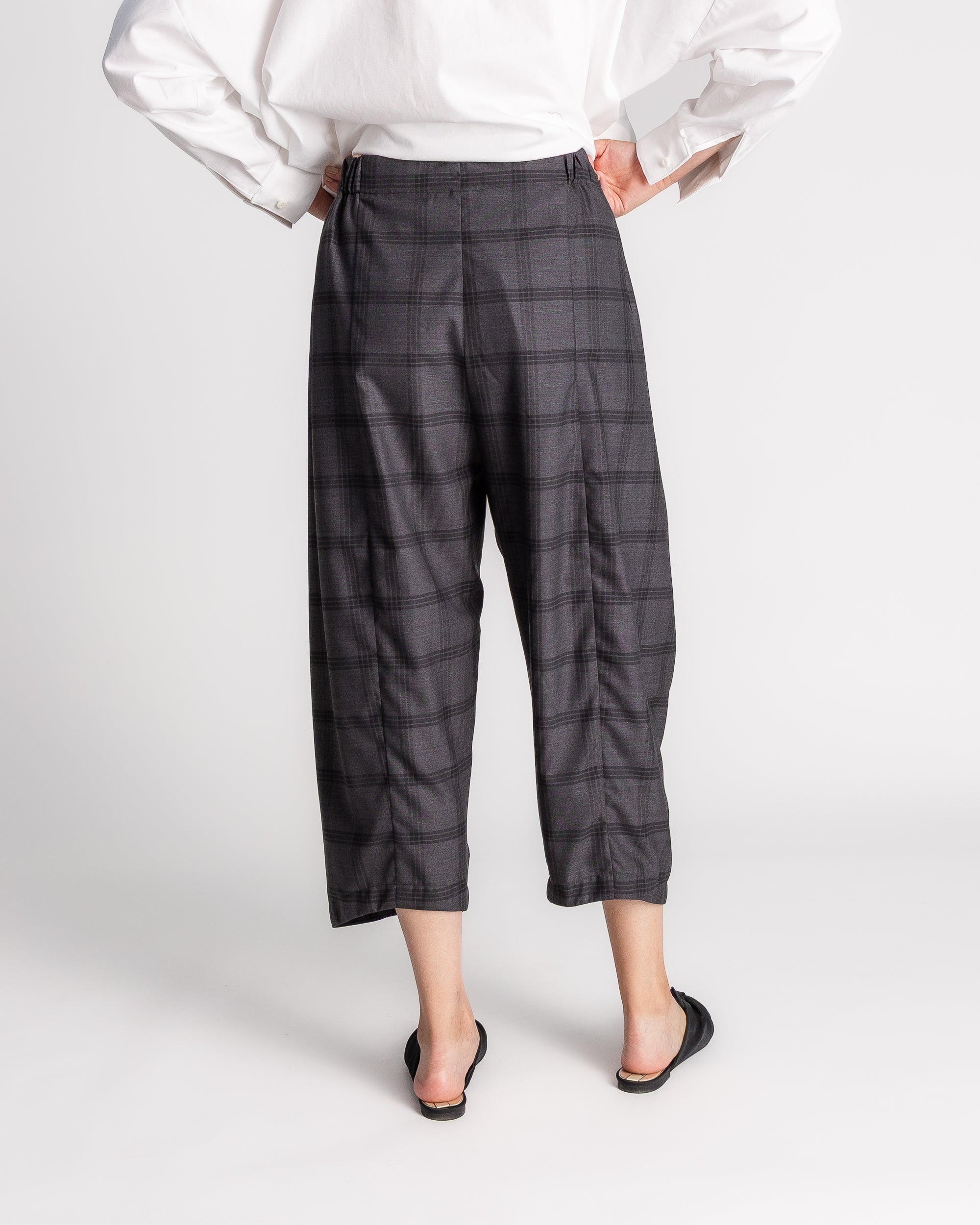 Paris Pant in Wool Plaid