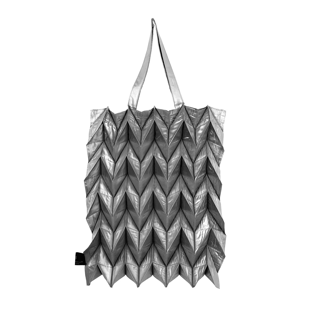 Origami Pleats Bag in Silver