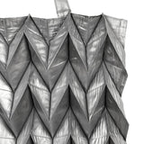 Origami Pleats Bag in Silver