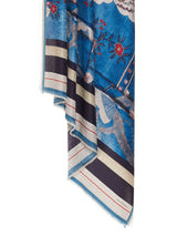 Scarf in Abstract Floral Print