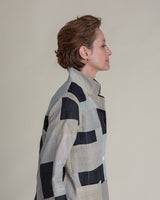 Christina Jacket in Pieced Vintage Japanese Ikats.