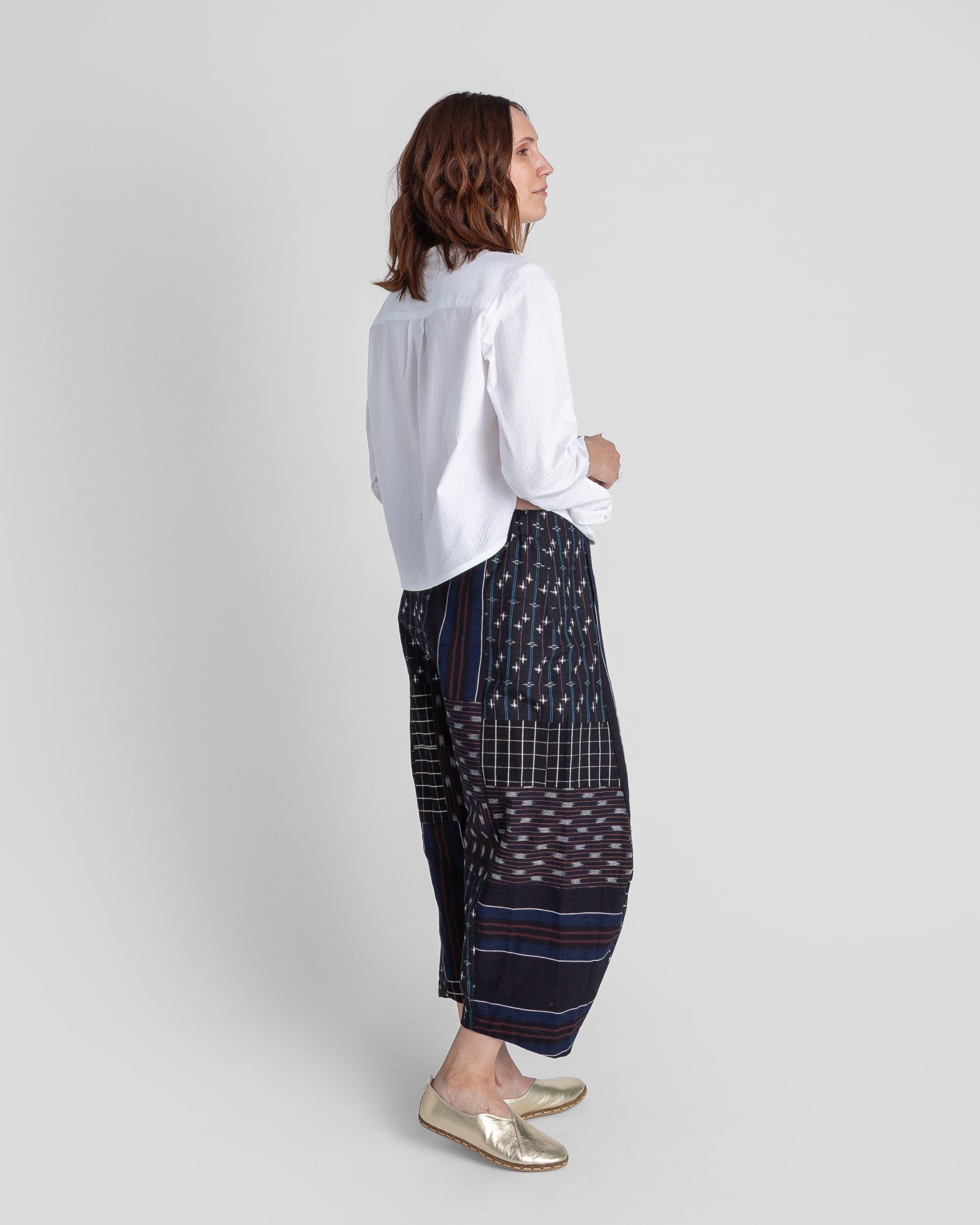 Paris Pant in Vintage Japanese Indigo Mix