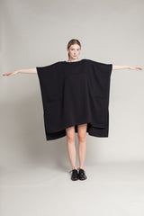 Easy Tunic in Black Crepe