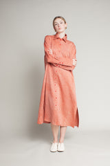 Ginza Dress in Vintage Japanese Silk Shibori