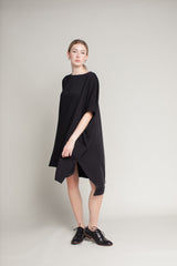 Easy Tunic in Black Crepe