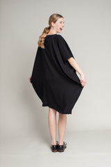 Easy Tunic in Black Crepe