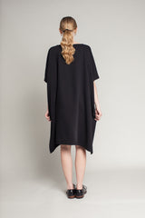 Easy Tunic in Black Crepe