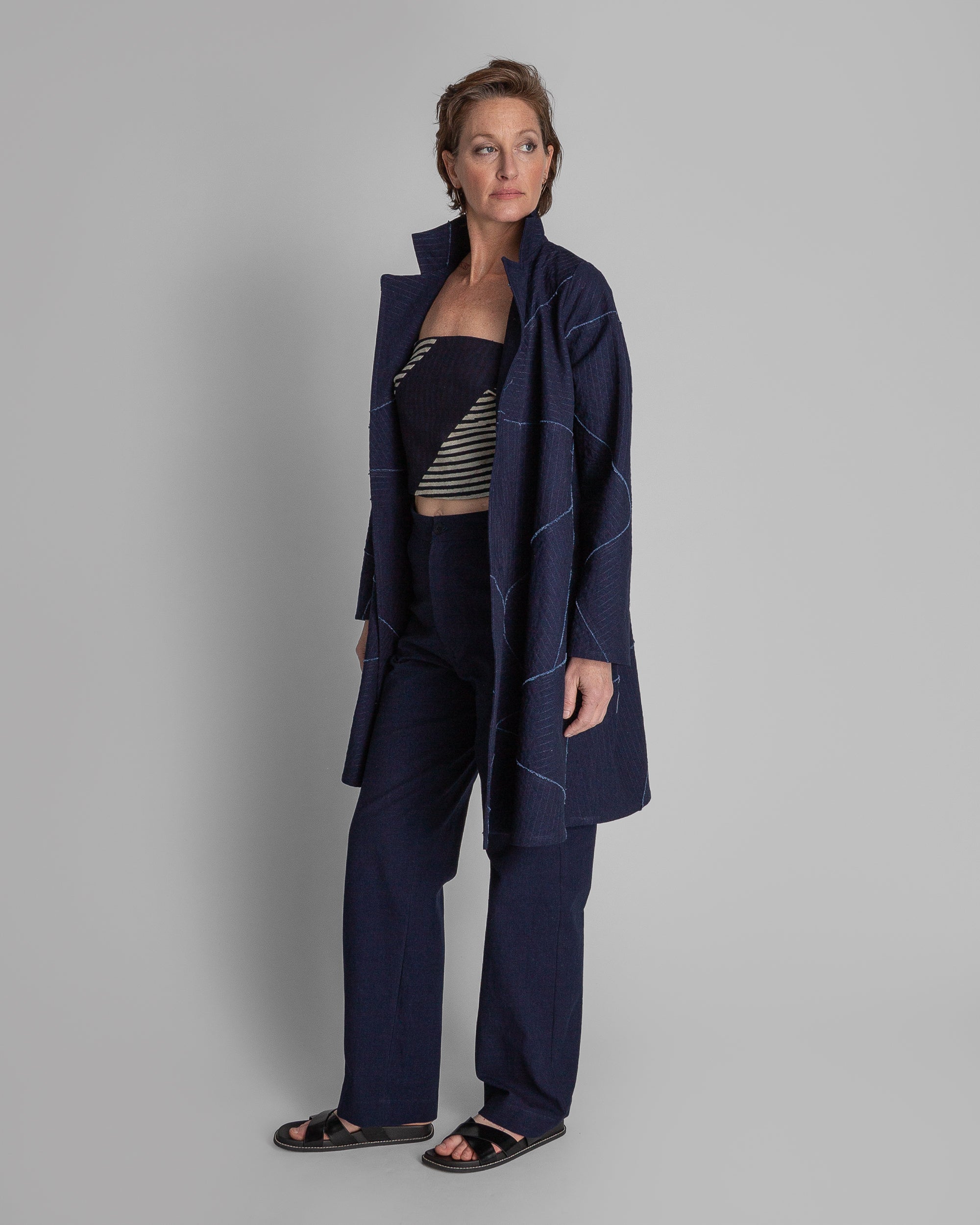 Obi Bandeau in Vintage Japanese Stripe