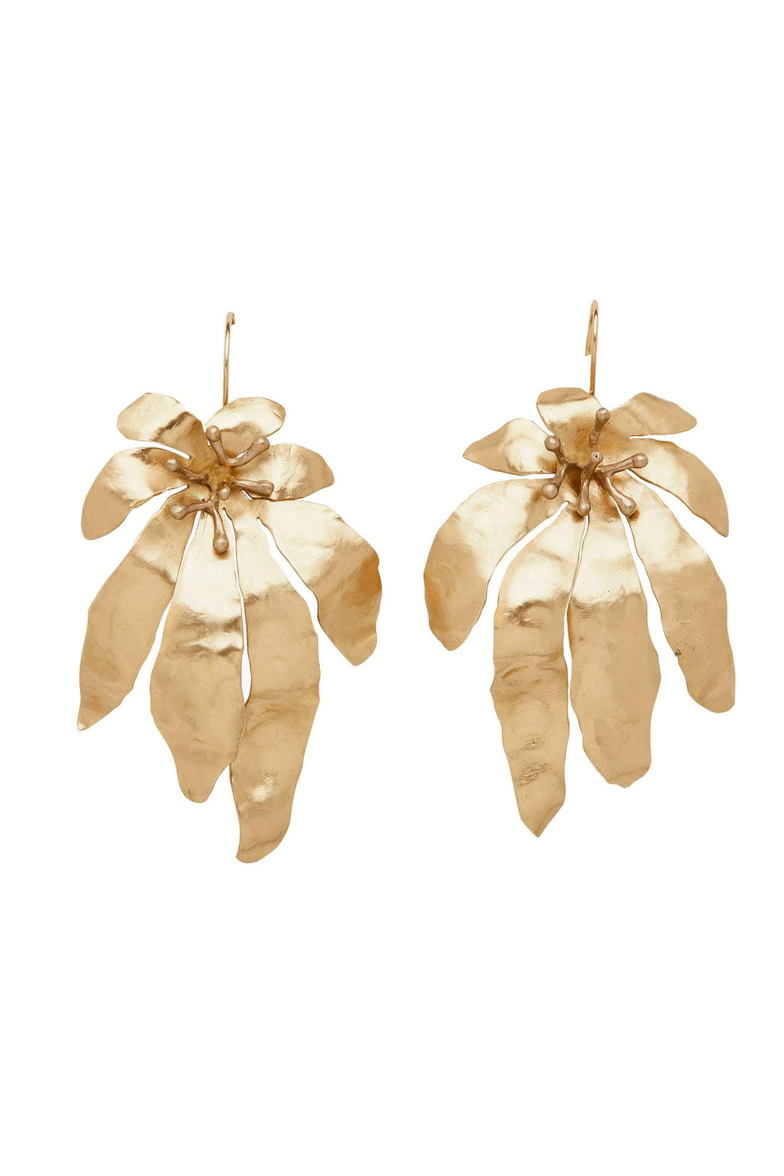 Morning Flower Bronze Earrings