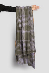 Tweed Check Stole