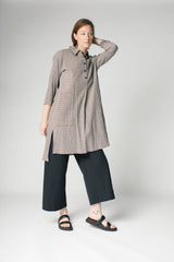 Shirt Dress in Japanese Cotton Gingham