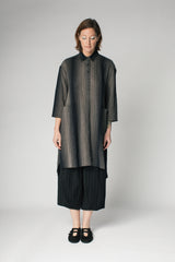 Shirt Dress in Japanese Cotton Stripe