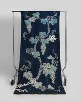 Antique Japanese 3 - panel Futon Cover with Grapevine PatternAntiques