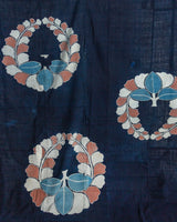 Antique Japanese Futon Cover with Circular Tachibana MonAntiques