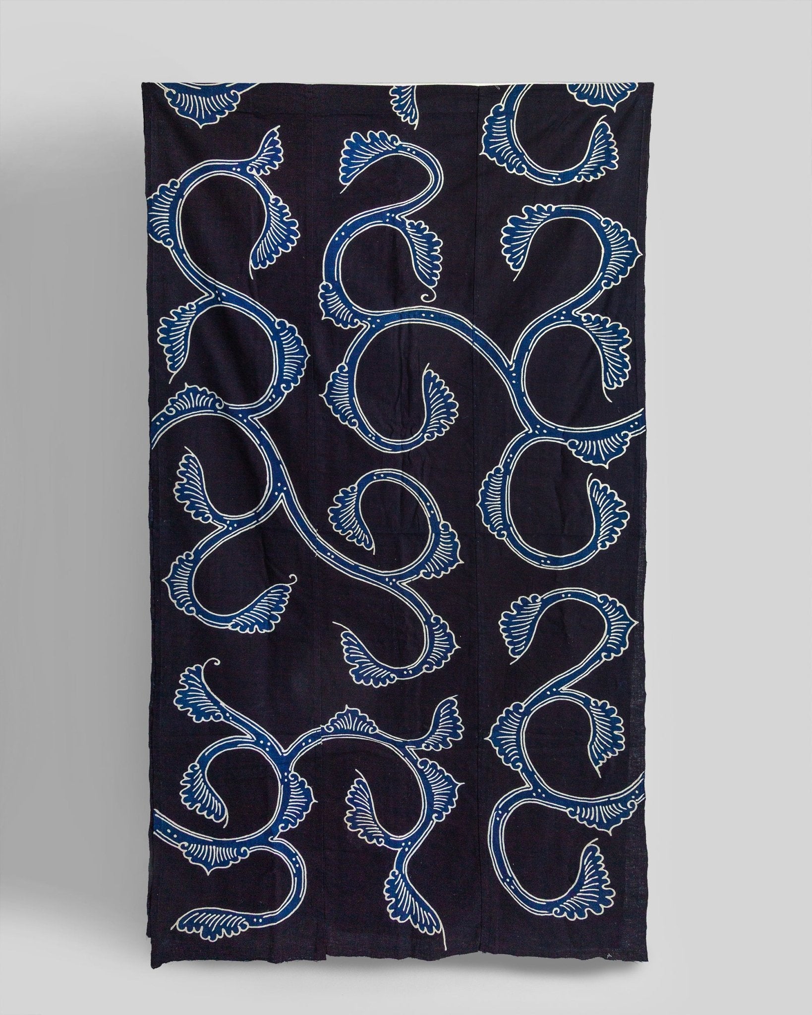 Antique Japanese Indigo Karakusa Futon CoverAntiques