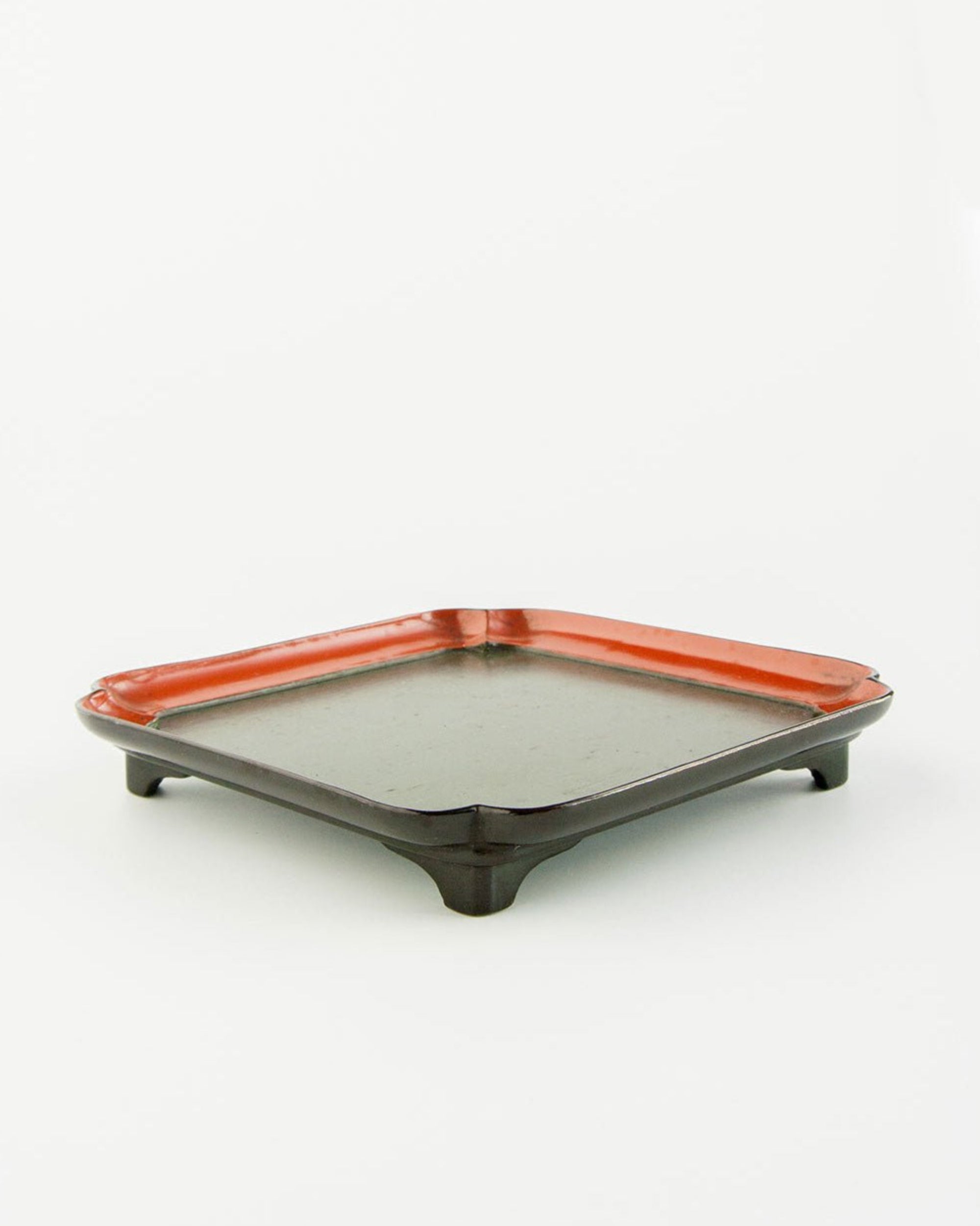 Antique Japanese Lacquer Mini TrayLacquerware