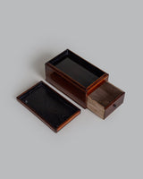 Antique Japanese Wooden Box with DrawerAntiques