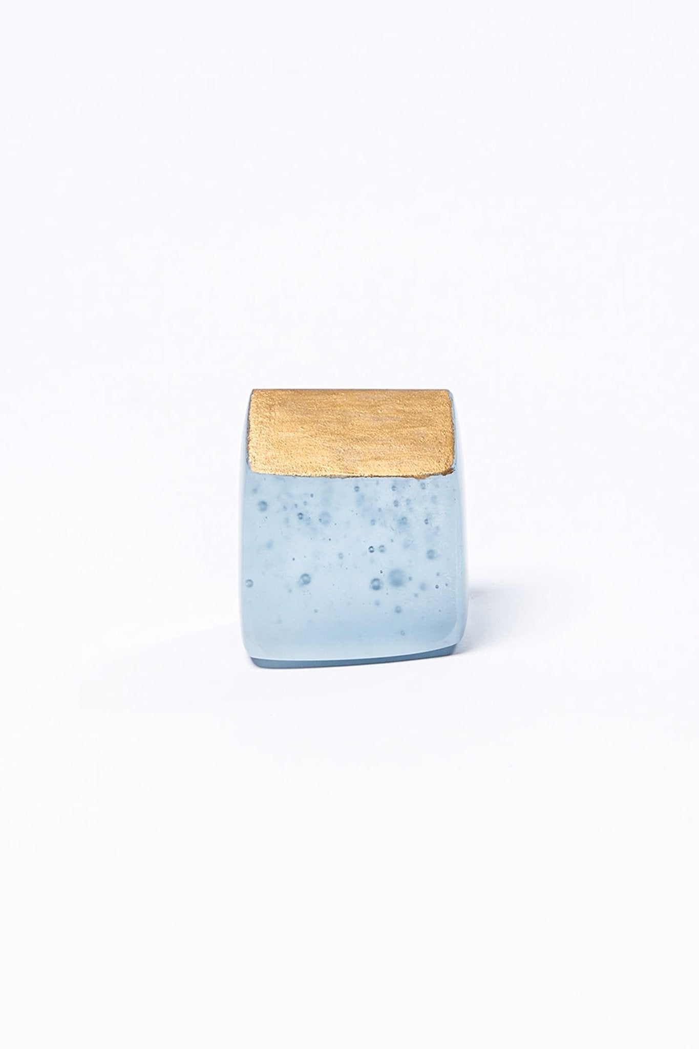 Aqua Blue Glass House - Medium 26