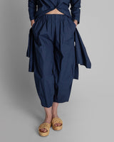 Arai Pant in Dark Blue Cotton PoplinArai Pants