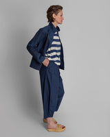 Arai Pant in Dark Blue Cotton PoplinArai Pants