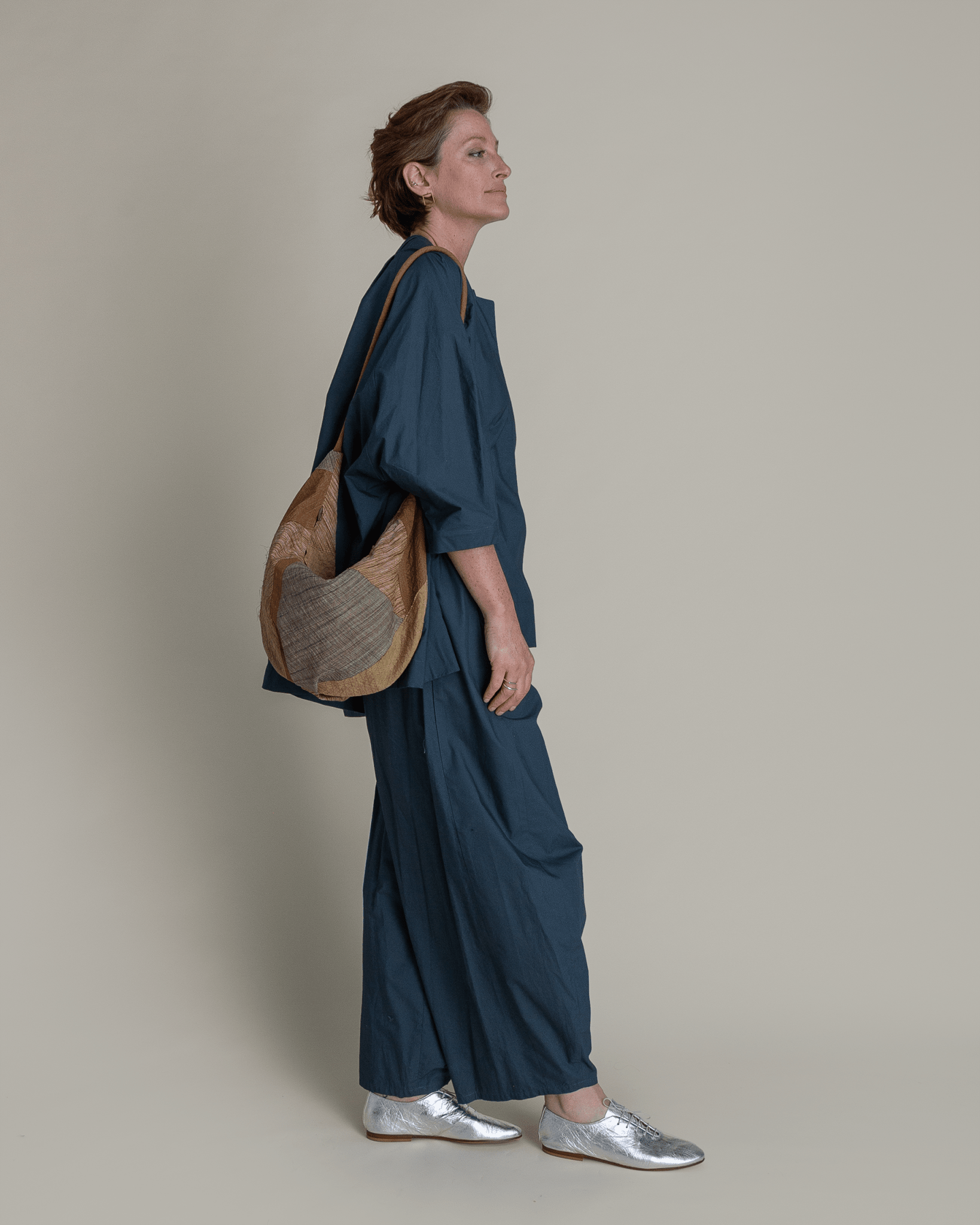 Arai Pant in Slate Cotton PoplinArai Pants