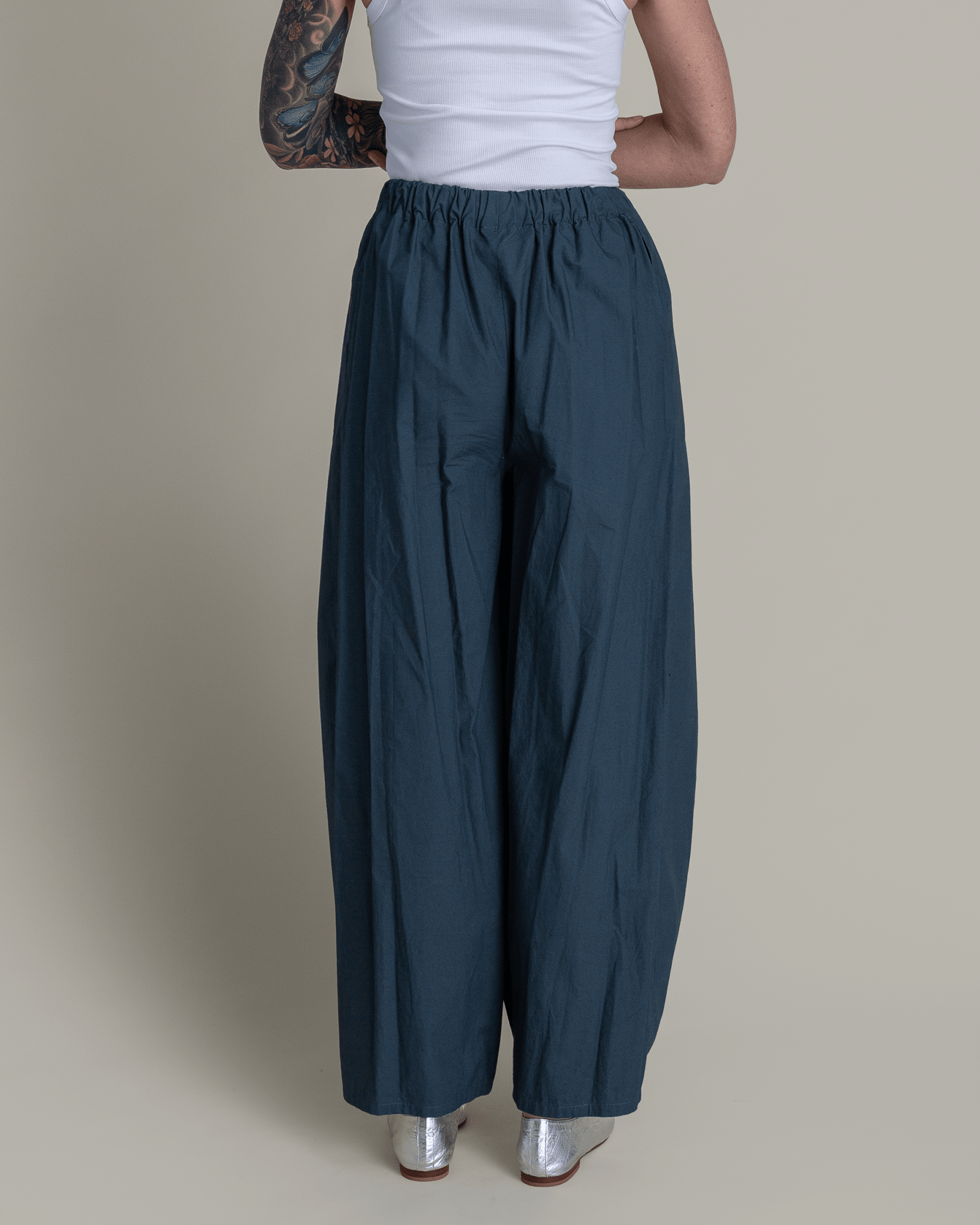Arai Pant in Slate Cotton PoplinArai Pants