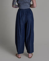 Arai Pant in Striped Cotton DenimArai Pants