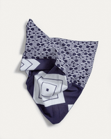 Bandana in Vintage Japanese Indigo Cotton Duo. No.28Bandanas