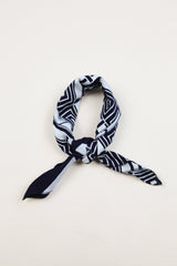 Bandana in Vintage Japanese Indigo Cotton Duo. No.31